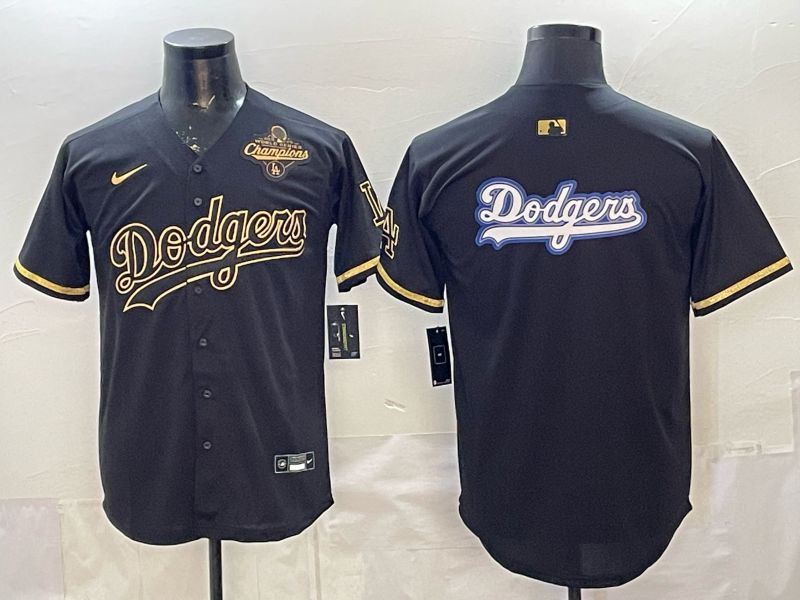 2026 Men Nike Los Angeles Dodgers Blank black gold Game MLB Jersey 0020->tennessee titans->NFL Jersey